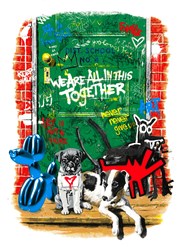 Artist's Best Friend by Mr. Brainwash - Limited Edition on Paper sized 30x22 inches. Available from Whitewall Galleries